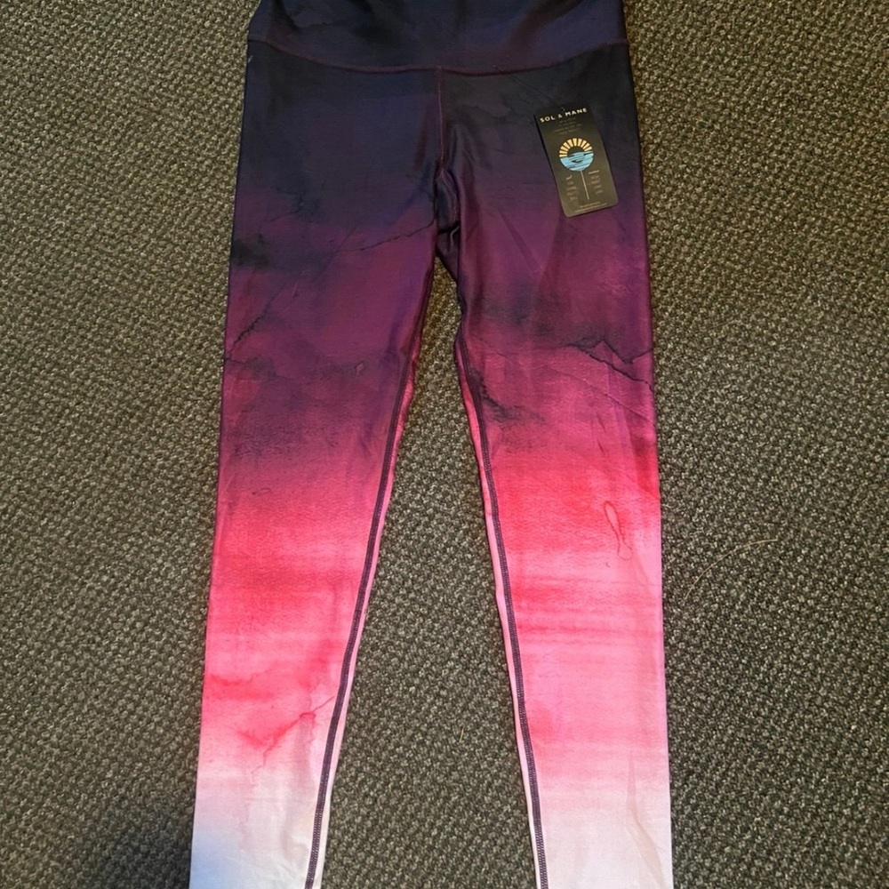 Adult Leggings - Purple and Pink